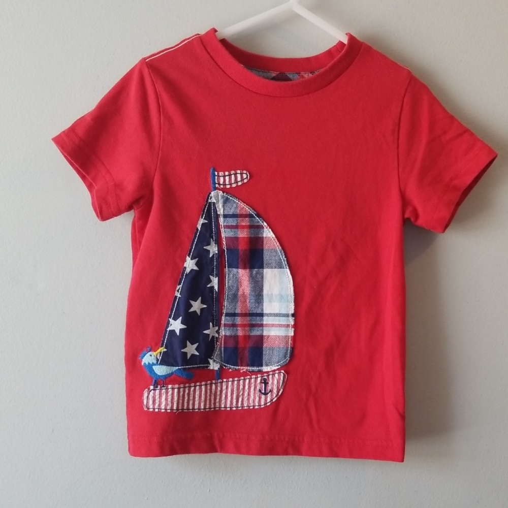 Boys Sailboat Shirt - 3T
